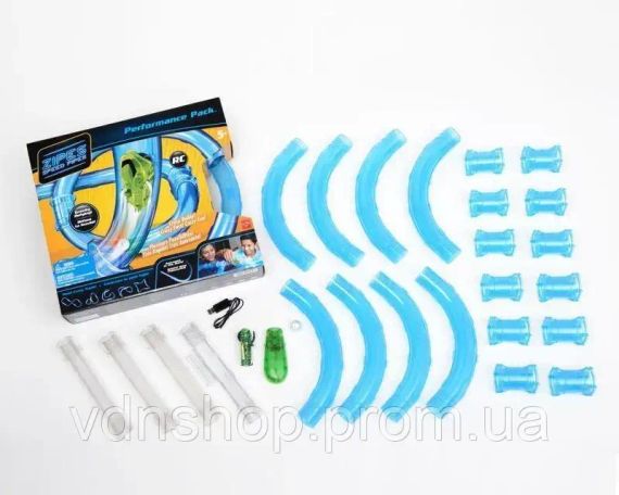 Трубки, що світяться, CHARIOTS SPEED PIPES трубопровідний автотрек гоночний трек (37 деталей) | Зображення 3