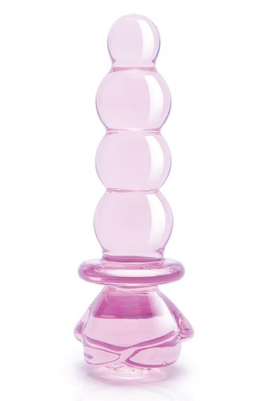 Фалоімітатор ялинка зі скла Dream Toys Glaze Glass у формі бутона троянди sexstyle | Зображення 1