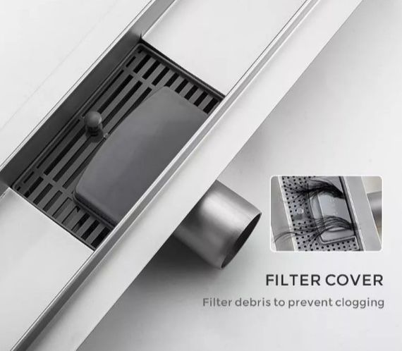 Душовий трап Gappo 70х600 мм, нержавіюча сталь G86007-3 | Зображення 3