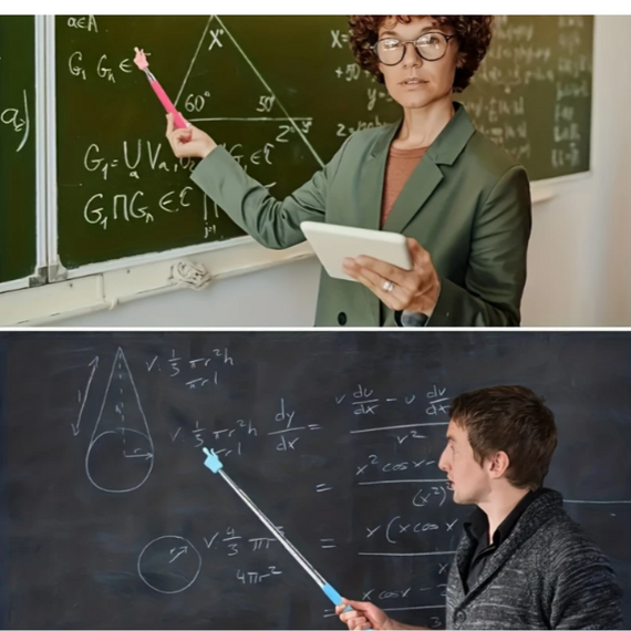 Указка для вчителя, телескопічна портативна указка-тикалка, паличка Пікмі для дітей | Зображення 9