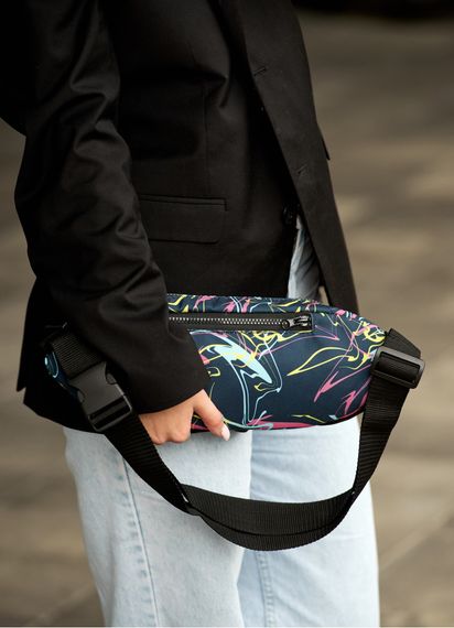 Жіноча сумка бананка Sambag HOLSTER MSH ABSTRACT 36 × 14 × 4 см (87118707) | Зображення 3