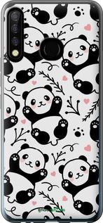 Чохол на Tecno Camon 12 CC7 Панди "4318u-2432-2448"