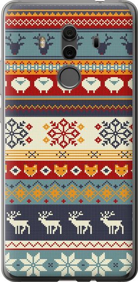 Чехол на Huawei Mate 10 Pro Рождественский орнамент "3303u-1138-17620"