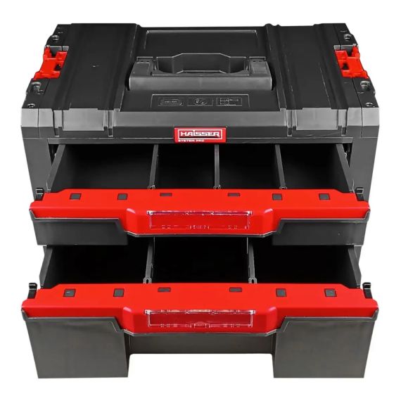 Ящик для інструментів з висувними шухлядами System PRO Basic 450*310*244 HAISSER | Зображення 3
