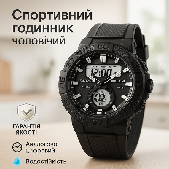 Годинник для туризму SKMEI, Годинник чоловічий спортивний з крокоміром Військовий тактичний PS-78