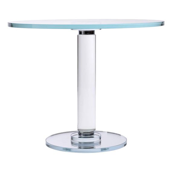 Тортівниця скляна на ніжці 30×24 см підставка для торта, капкейків прозора HP-4-83M | Зображення 2