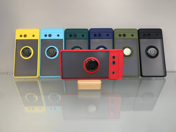 Чохол накладка для Google Pixel 7A Goospery Ring Magnet червоний