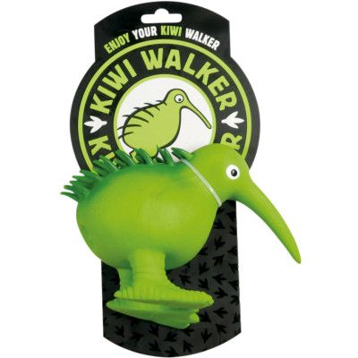 Игрушка для собак Kiwi Walker Птица киви 8.5 см зеленая (8596075000127) | Зображення 1