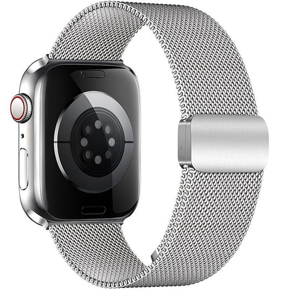Ремінець Hoco WA26 Milanese Loop Strap для Apple watch 38/40/41mm Silver | Зображення 1
