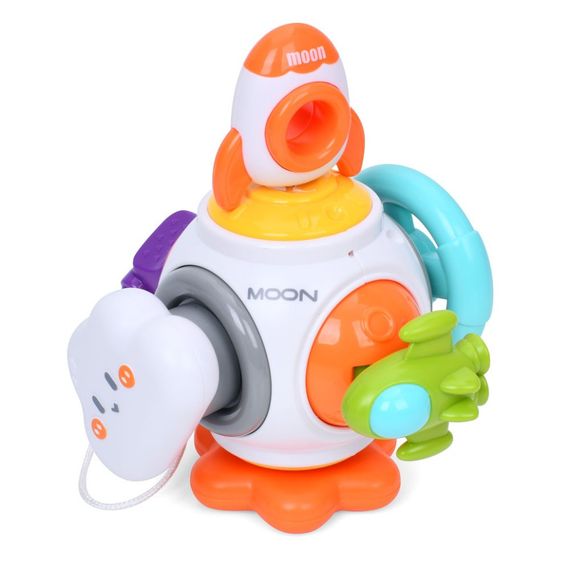 Бизиборд-погремушка "РАКЕТА" 99-17 подвижные детали, трещотка | Зображення 1