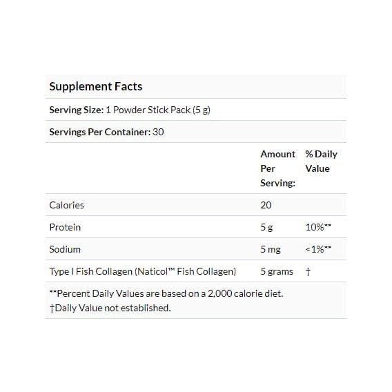 Комплекс для кожи, волос, ногтей Doctor's Best Fish Collagen with Naticol 30 packs DRB-00418 | Зображення 3