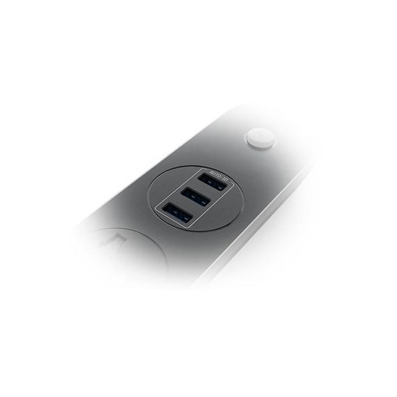 Мережевий фільтр живлення ColorWay CW-CHU33B, 3 розетки/3USB Black 1.8M (CW-CHU33B) | Зображення 6