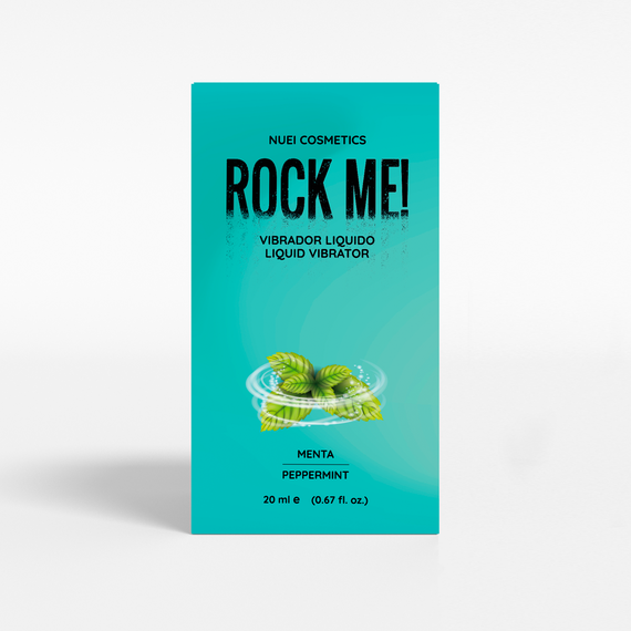 Рідкий вібратор ROCK ME! зі смаком м’яти, 20 мл Nuei (Іспанія) Sex Aura | Зображення 2