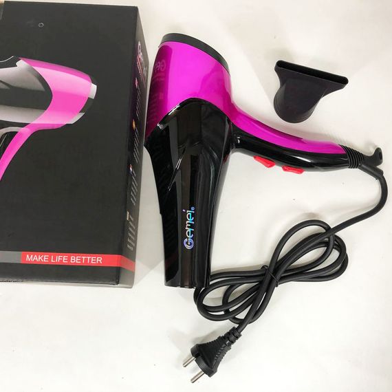 Электрический фен для укладки GM-1766 2.6кВт, Удобный электрический фен, Удобный фен для ZX-877 укладки волос | Зображення 6