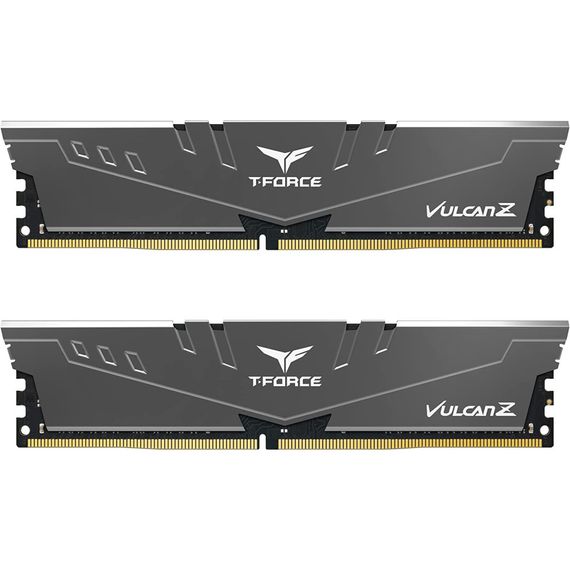 Модуль пам'яті для комп'ютера DDR4 16GB (2x8GB) 3600 MHz Vulcan Z Gray Team (TLZGD416G3600HC18JDC01)