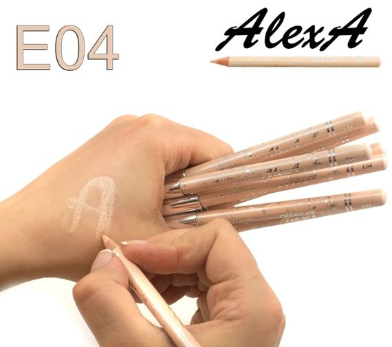 Карандаш для глаз WoBs Alexa eye contour pencil - E04 кремовый (перламутровый) | Зображення 2