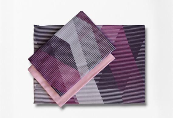 Комплект постільної білизни Issimo Digital Satin 200х220 см Helix Purple | Зображення 3