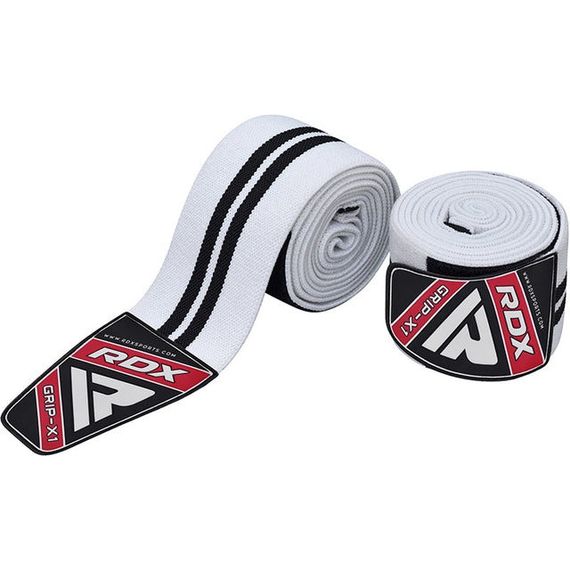 Бинти на коліна RDX K1 GYM Knee Wraps White/Black Plus | Зображення 4