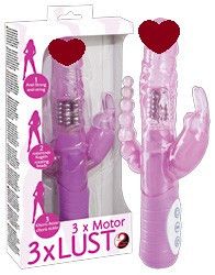 Вібратор Потрійне задоволення Sex Aura