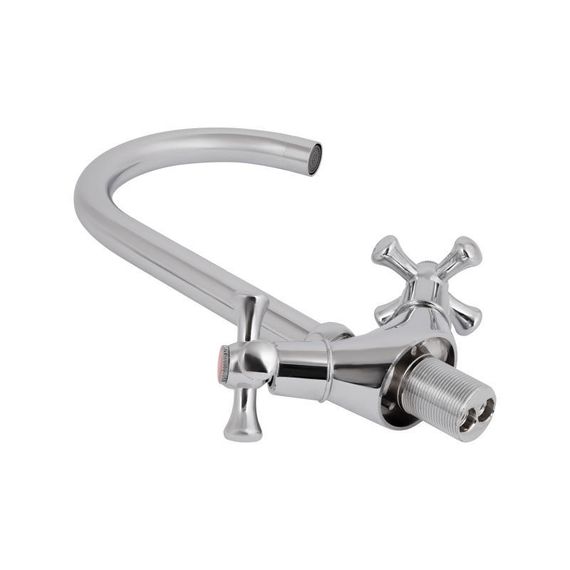 Смеситель для кухни Lidz Lamb 278F двухвентильный LDLAM278FCRM35071 Chrome | Зображення 4