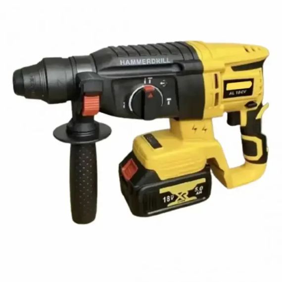 Аккумуляторный бесщеточный перфоратор с двумя аккумуляторами 18V 5Ah в кейсе ударный PD2A-18-M2 | Зображення 2