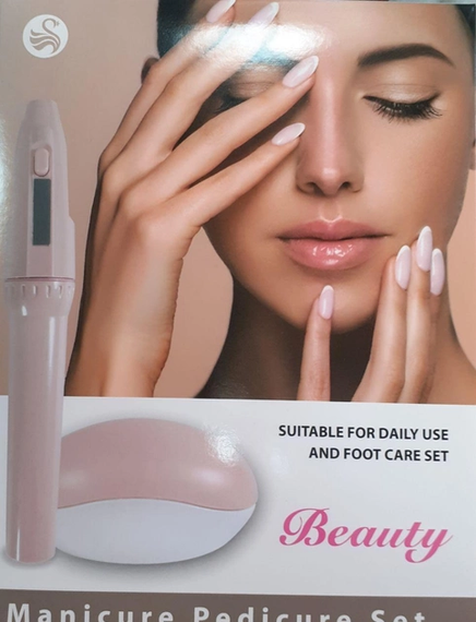 Фрезер для манікюру, набір для манікюру та педикюру Beauty 2 батарейки типу АА | Зображення 2