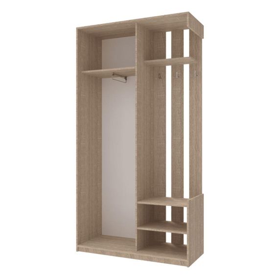 Передпокій з дзеркалом Doros City One Door 110х45х210 см Дуб cонома (DRS-011306) | Зображення 2