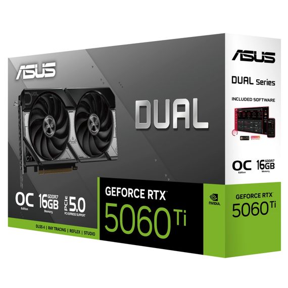 Відеокарта ASUS GeForce RTX5060Ti 16Gb DUAL OC (DUAL-RTX5060TI-O16G) | Зображення 8