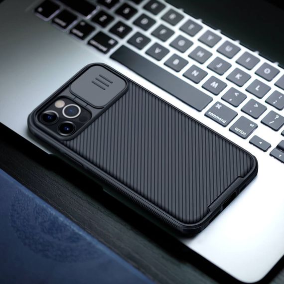 Карбонова накладка Nillkin CamShield Pro для Apple iPhone 13 Pro (6.1") Black | Зображення 3