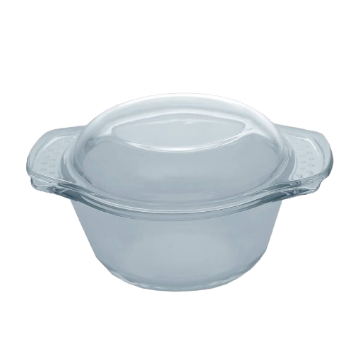 Каструля скляна кругла 2,0л з кришкою MR-5020 Maestro