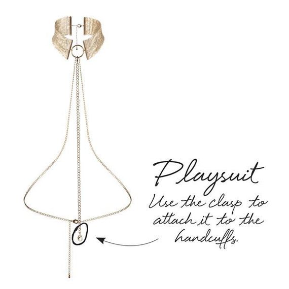 Намисто-комір Bijoux Indiscrets Desir Metallique Collar, Gold | Зображення 4
