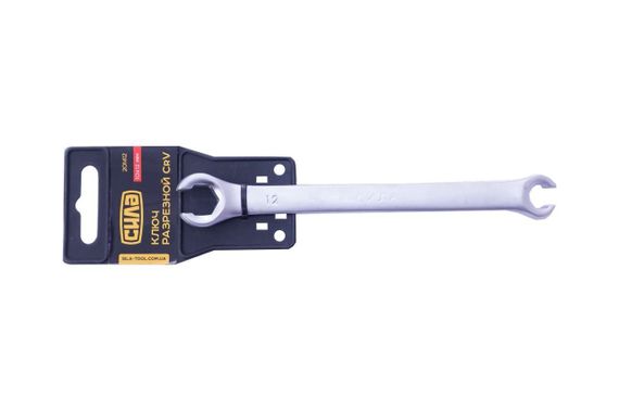 Ключ разрезной CrV 10x12мм СИЛА | Зображення 1