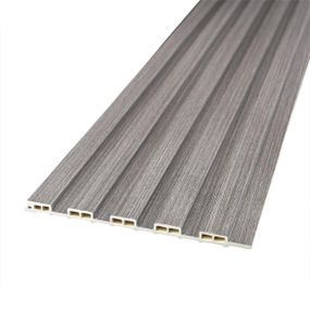 Рейка декоративная WPC стеновая 3000х150х9мм Серая SW-00001870