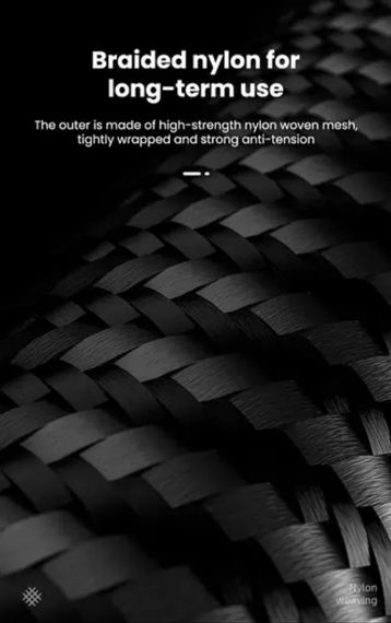 Кабель USB Type-C для швидкого заряджання Huawei Mate (2 метра), 90 градусів, чорний | Зображення 9