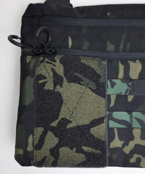 Сумка Street Bag ULTIMATUM Чорний Мультикам RT-182 , Військова сумка для документів | Зображення 1
