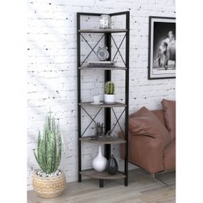 Стеллаж офисный угловой Loft Design L-175  L-175 дуб палена