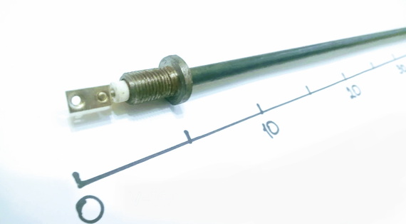 Тэн гибкий для воды D 8,5 L-650/2000W  штуцер м14 Электрон -Т (Украина) | Зображення 1