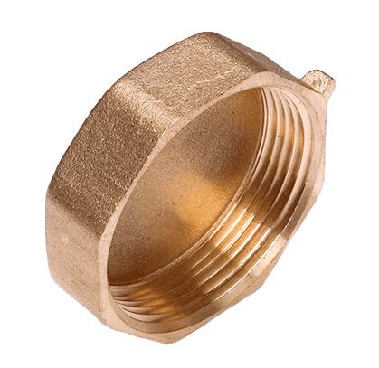 Заглушка 1/2" Вн. під пломбу латун., (без покриття), 10/500шт