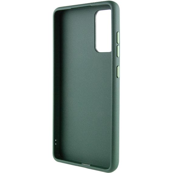 TPU чехол Bonbon Metal Style with MagSafe для Samsung Galaxy A55 Зеленый / Army Green | Зображення 2