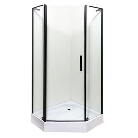 Душова кабіна Insana Ethna Black P91 B 90x90x200 дрібний піддон