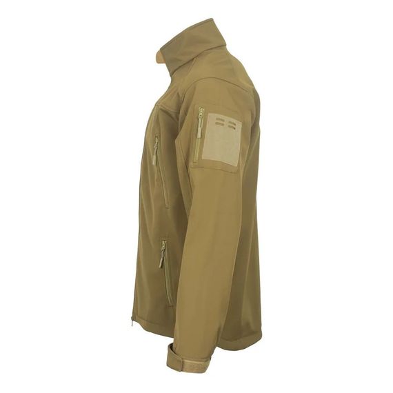 Куртка демісезонна SoftShell, фліс від -10 до +15 °С койот | Зображення 3