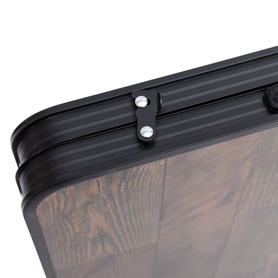 Розкладний стіл + 4 стільці кемпінговий набір для пікніка, риболовлі, відпочинку, туризму Коричневий JY-12060BR | Зображення 3