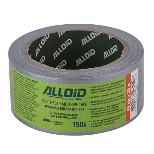 Скотч армований 48мм х 25м, 150мкм Alloid (RT-1504825) | Зображення 1