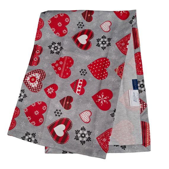 Ранер SoundSleep Winter Love новорічний водостійкий 35х100 см сірий (2800004658546) | Зображення 6
