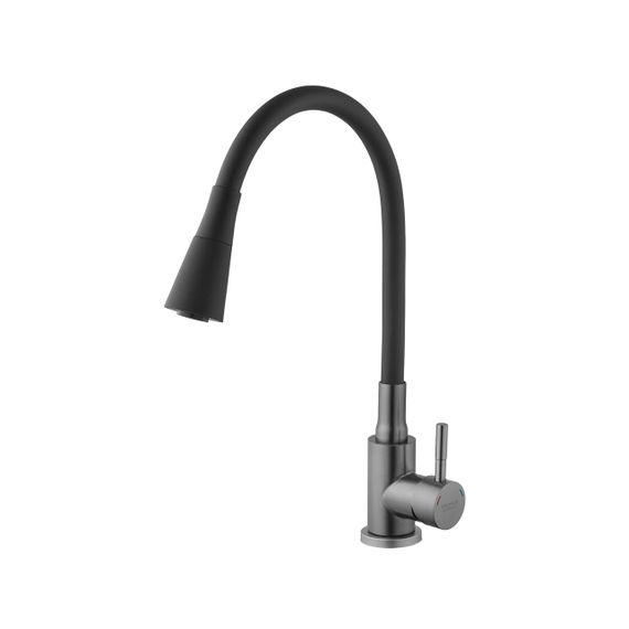 Змішувач для кухні Kroner KRP Edelstahl Klassisch - PVD031BLK | Зображення 3