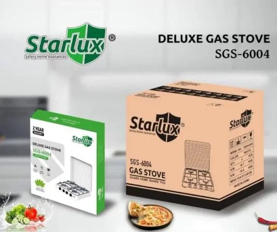 Газова плита STARLUX SGS-6004 на 4 конфорки | Зображення 2
