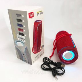 Светомузыкальная портативная колонка TG288, Портативная колонка с Bluetooth блютуз светящаяся IY-76