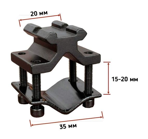 Сошки Buvele 24.1 - 29.2 см Швидкознімні Сошки для гвинтівок Сошки для ак | Зображення 7