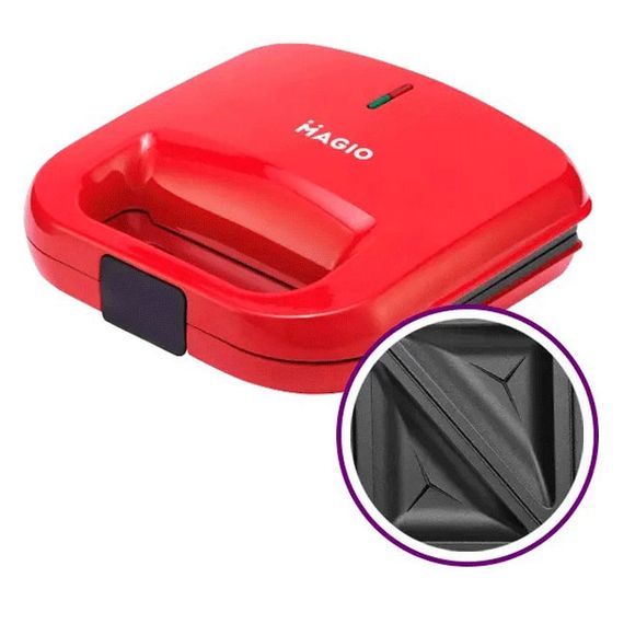 Бутербродниця сендвічниця MAGIO MG-376 750 Вт, бутербродниця електрична, електрична сендвічниця | Зображення 5
