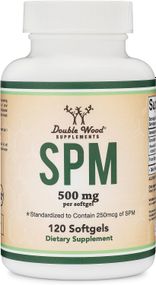 Натуральна добавка Double Wood SPM (Pro Resolution Mediators) 500 mg, 120 softgels